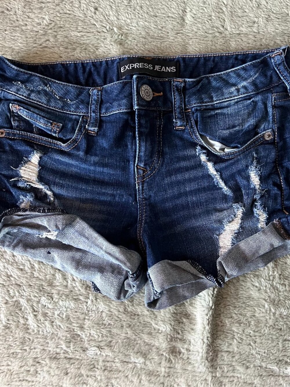 Distressed Women's Jean Shorts by Express